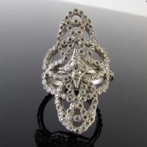 Armenta Fine Jewelry Diamond Sterling Ring Size 8 Valentine's Day